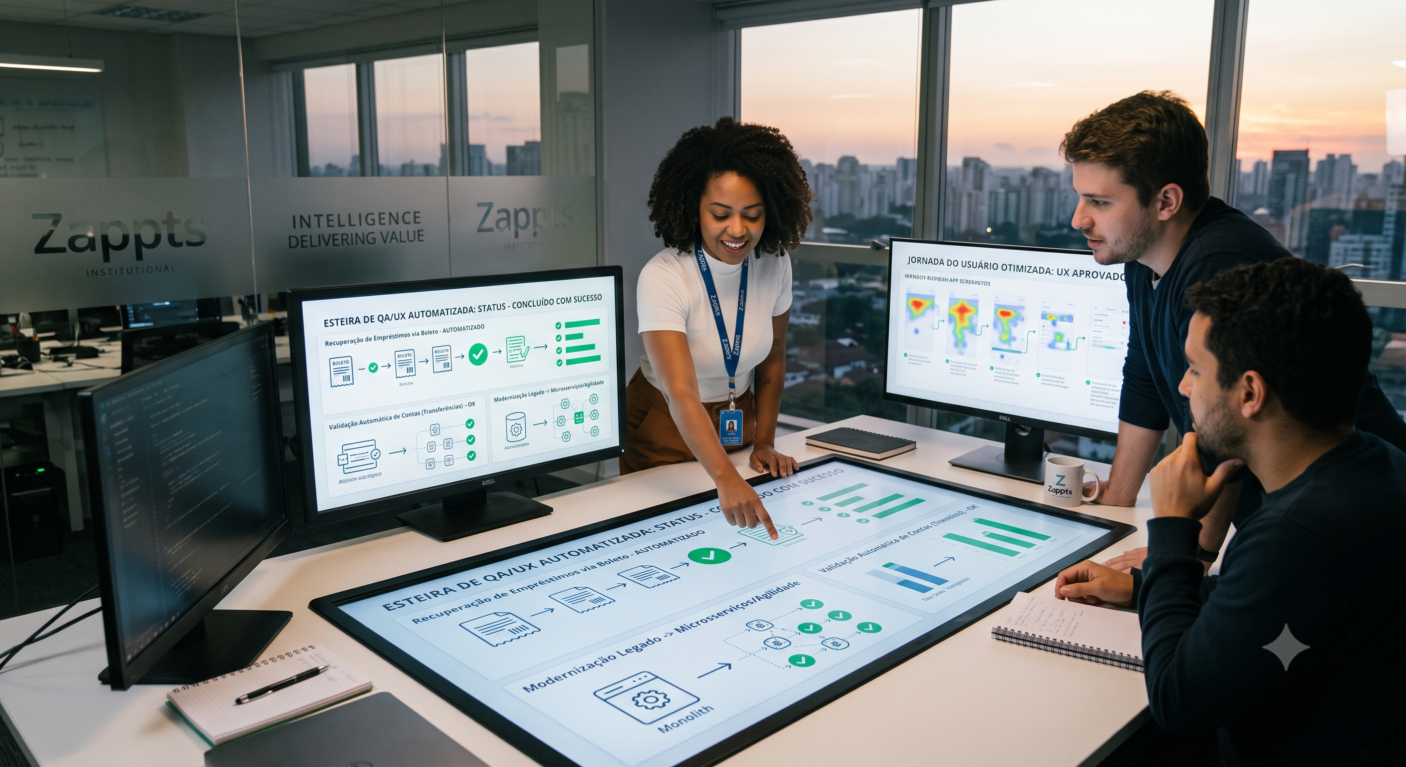 Pruebas de QA y UX para plataforma Financiera: Sustitución de sistemas heredados por microservicios para garantizar seguridad, escalabilidad y mejora en la UX