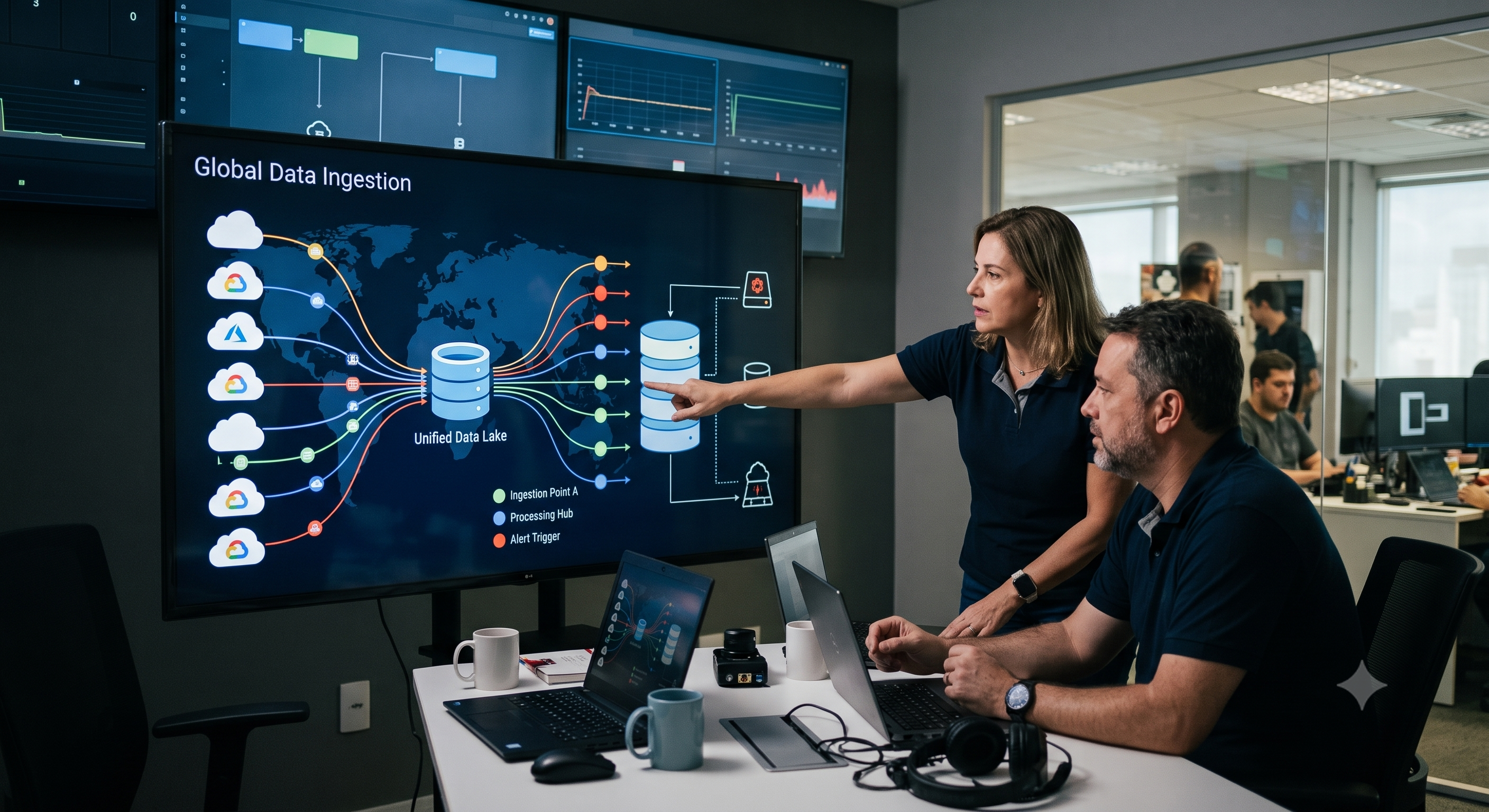 Data Lake Multi Cloud: Control total de la cadena de ingesta de datos a través de paneles de riesgo inteligentes