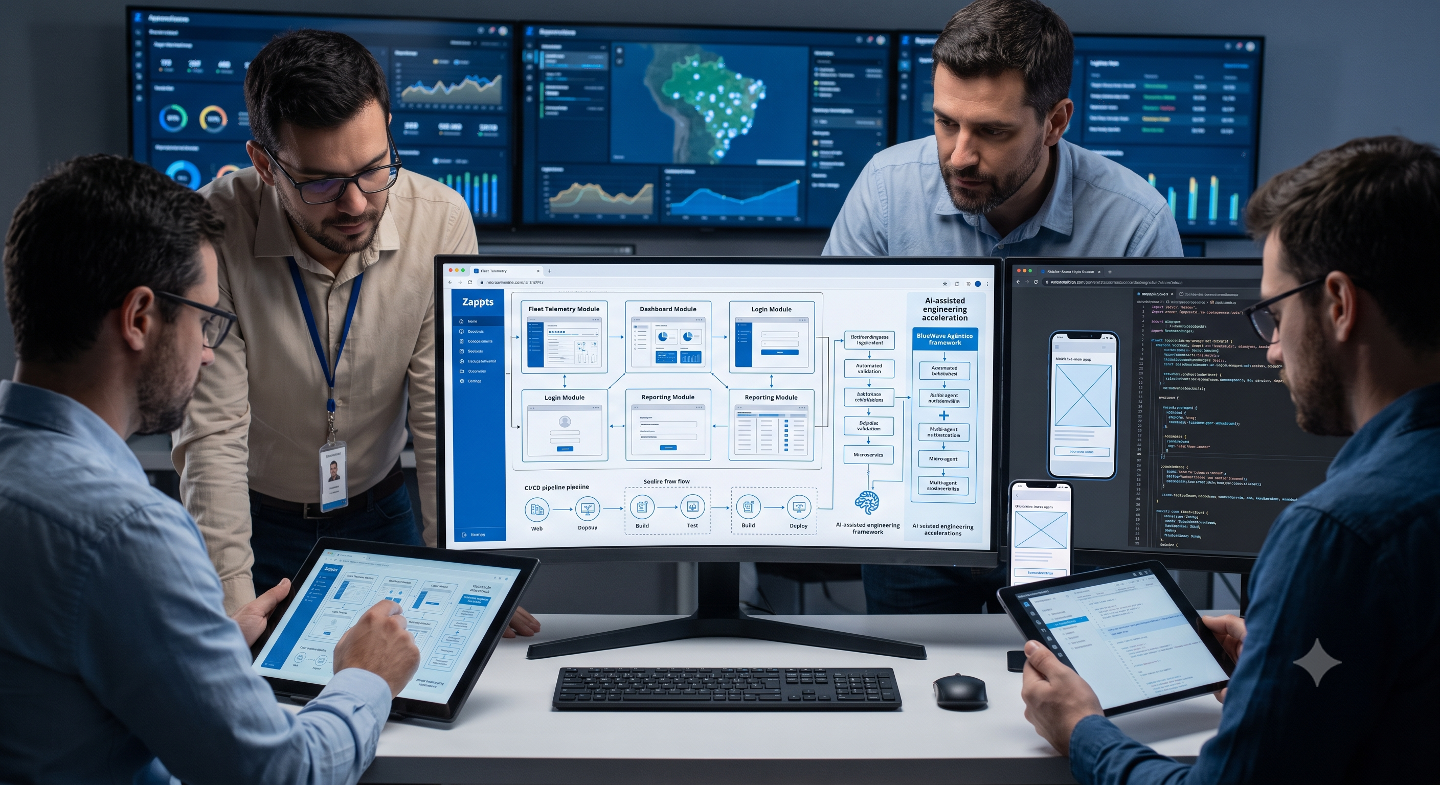 Implementación de Microservicios de Frontend Web y Mobile: Migración ágil a la nube Oracle que posibilitó la integración de datos geoespaciales en el campo