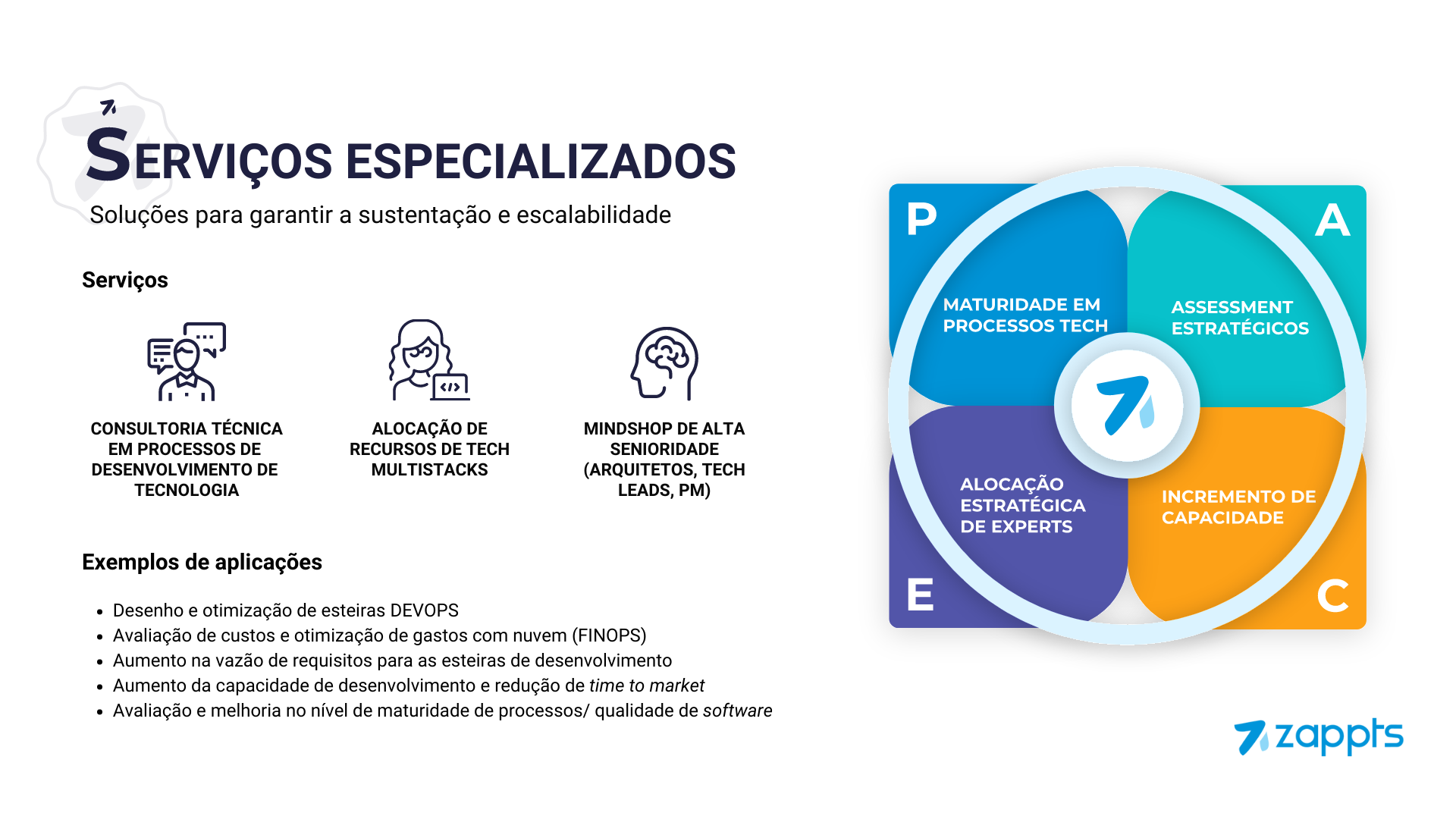Zappts business verticals - Specialized Services