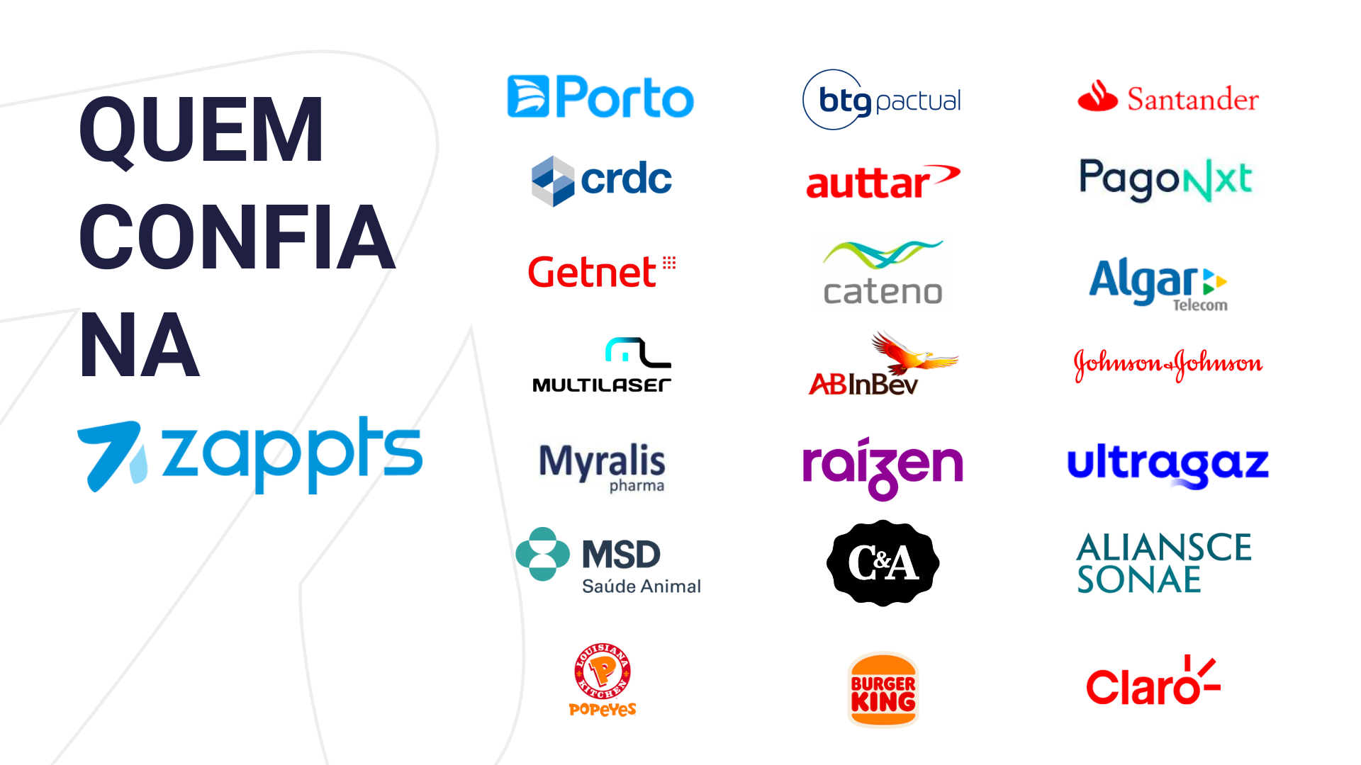 Zappts business verticals - Zappts