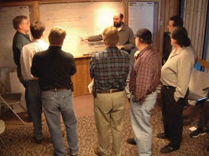 Agile Manifesto meeting, in February 2001 at the Snowbird resort in Utah, United States.