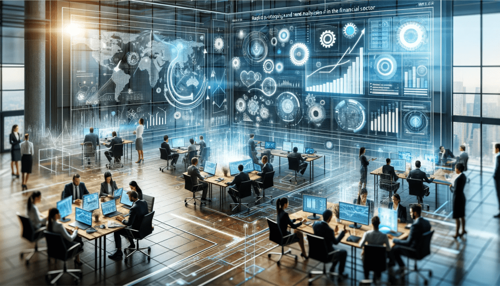 Interdisciplinary collaboration between teams in the financial sector