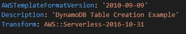 CloudFormation Header
