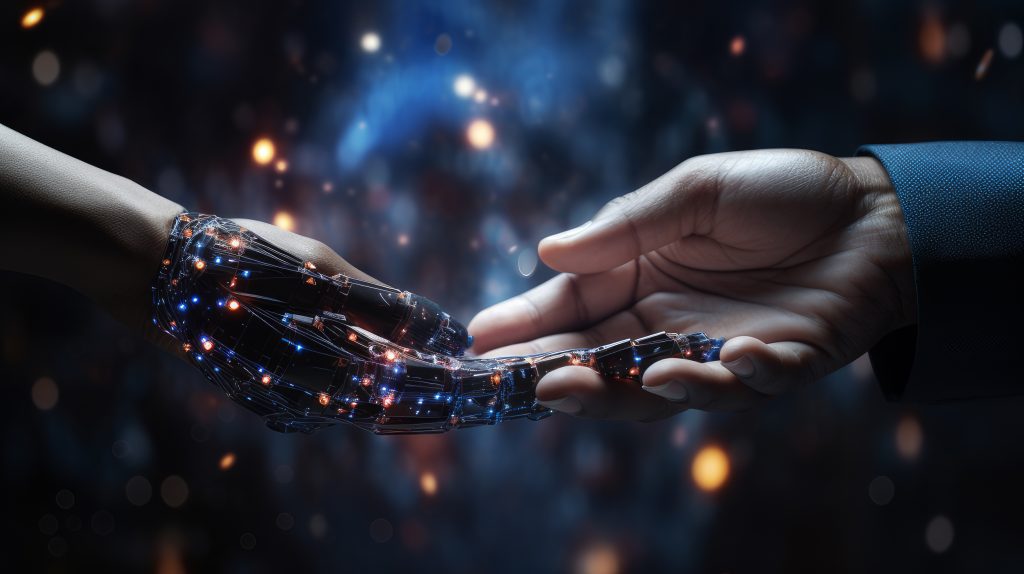 Cyborg hand controlled by artificial intelligence