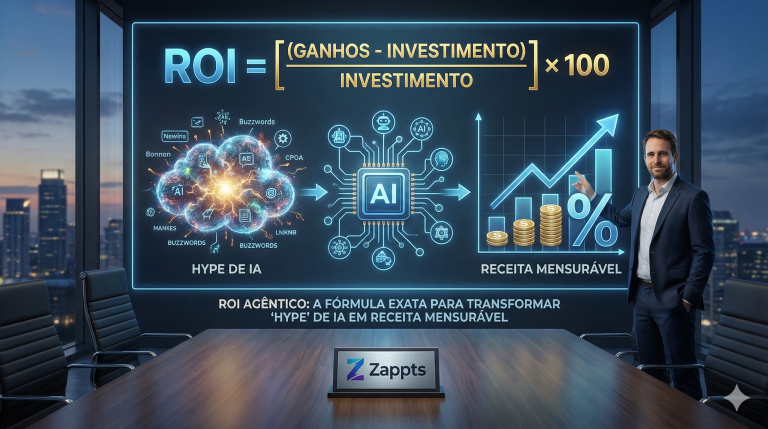 ROI Agêntico: A fórmula exata para transformar “Hype” de IA em receita previsível