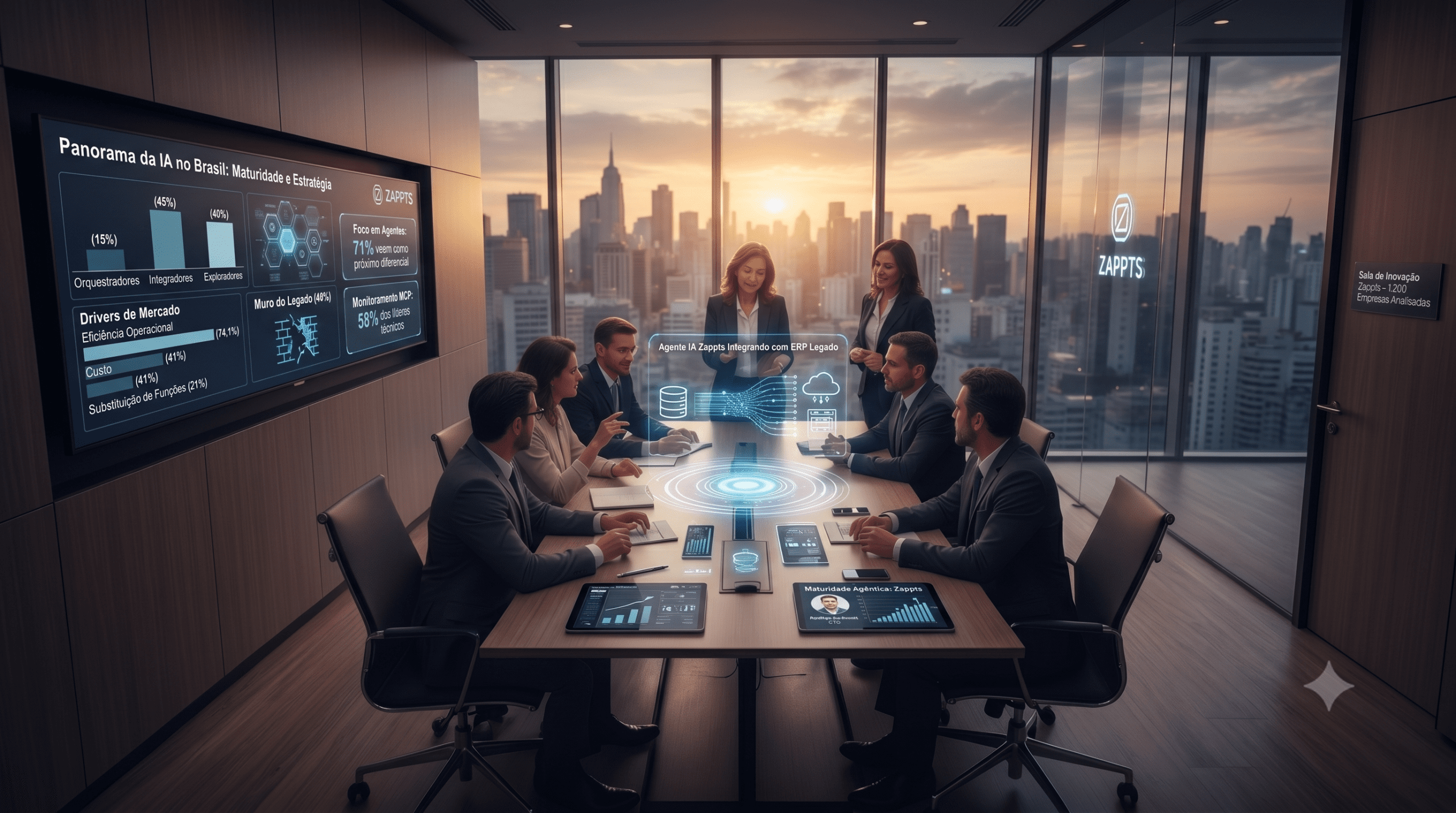 O que aprendemos analisando 1.200 empresas brasileiras sobre maturidade em IA